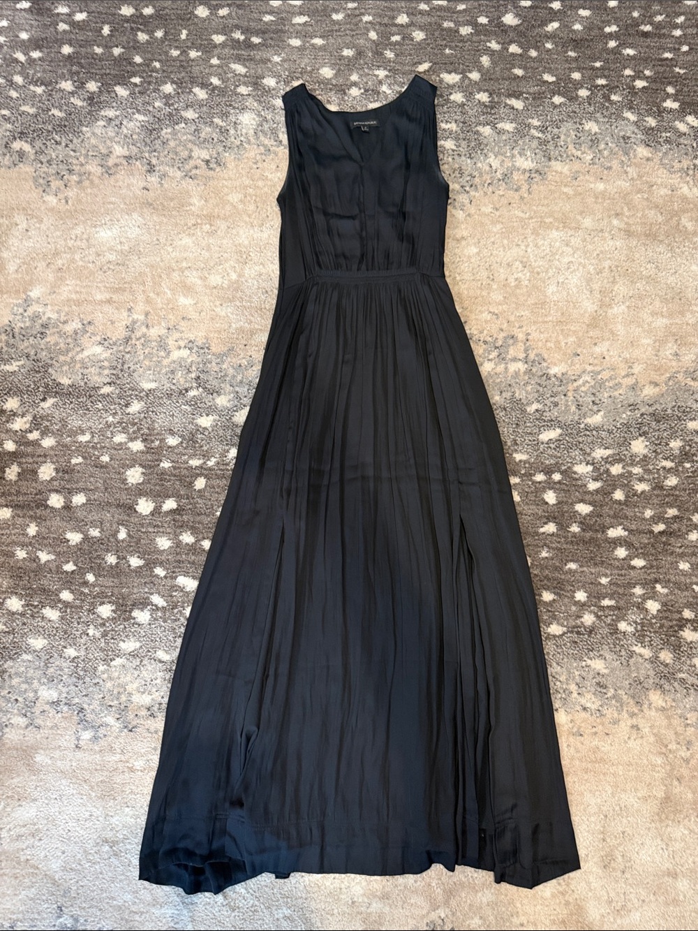 Banana Republic Black Sleeveless Maxi Dress
